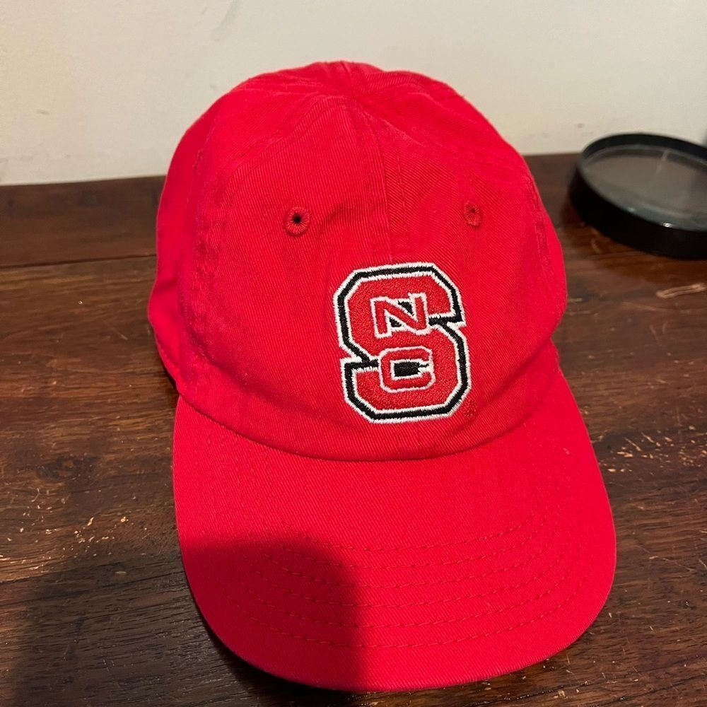 Red Kids Little NC North Carolina State Wolfpack Infant Baby Toddler Cap Hat